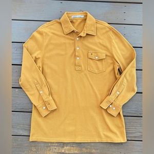 Criquet Long Sleeve Knit Polo L